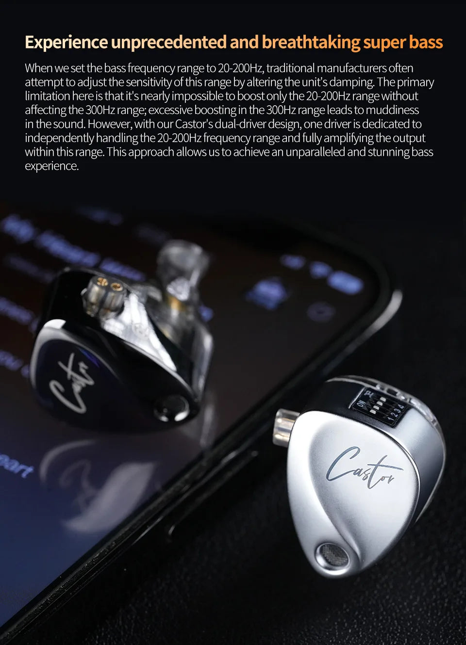 KZ Castor-auriculares intrauditivos con cable