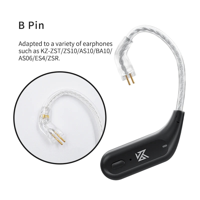 Cable de actualización inalámbrico KZ AZ09, compatible con Bluetooth 5,2