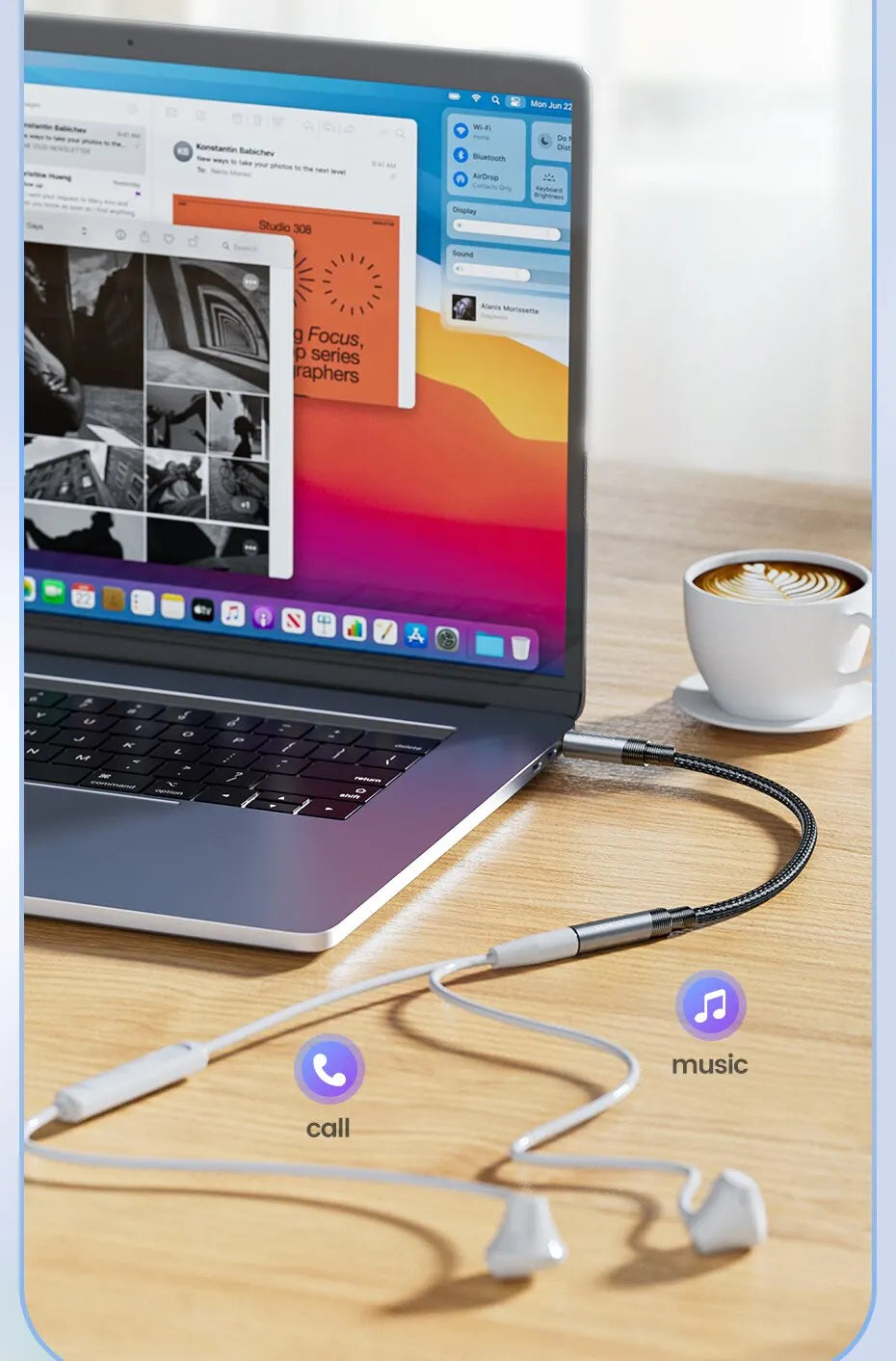 Cable de extensión de Audio 3,5, conector macho a hembra de 3,5mm para altavoces