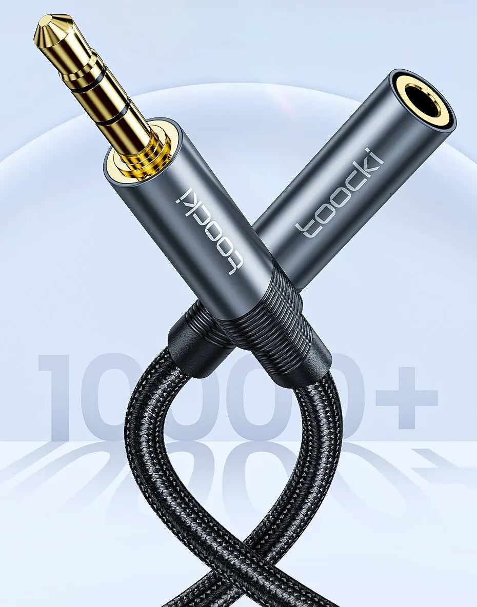 Cable de extensión de Audio 3,5, conector macho a hembra de 3,5mm para altavoces