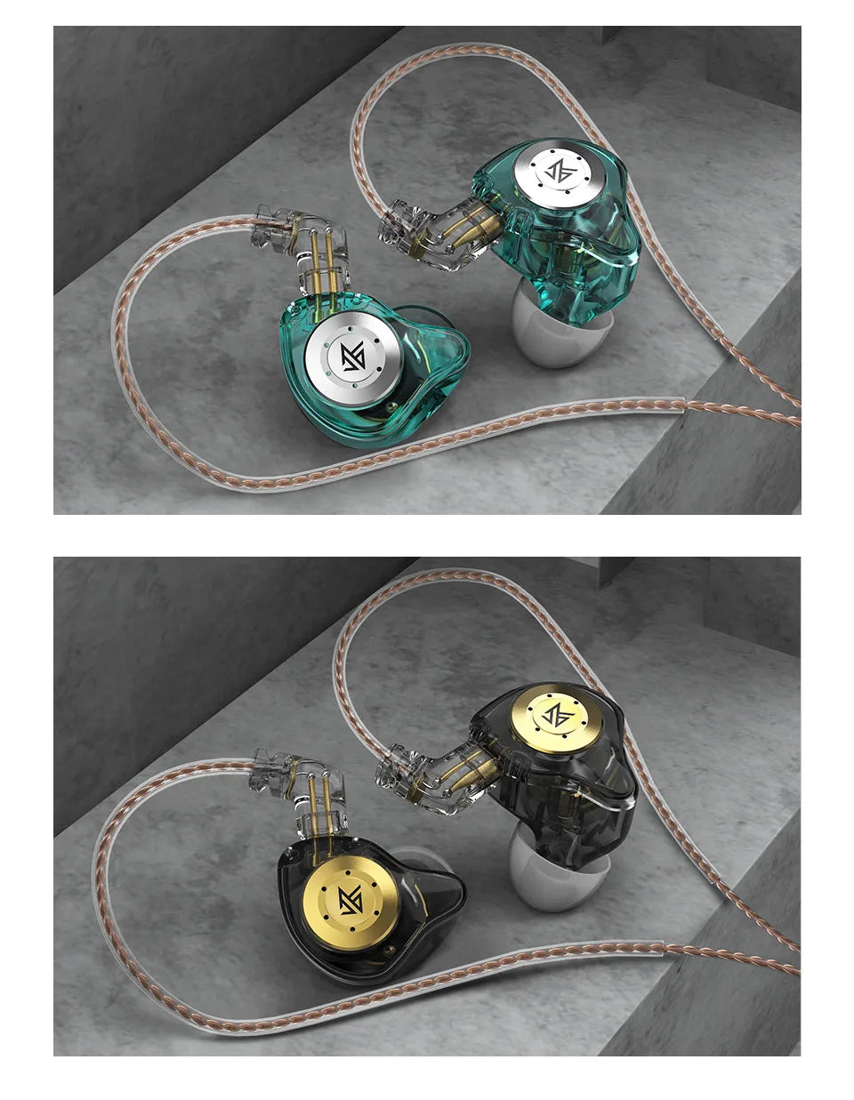 In Ears KZ EDX pro auriculares con Monitor de graves