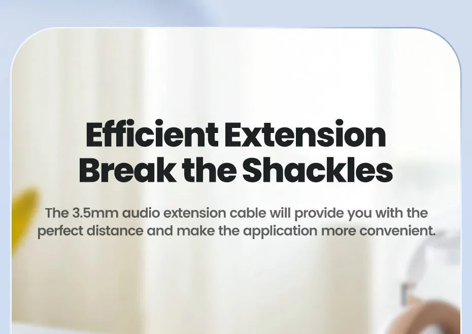 Cable de extensión de Audio 3,5, conector macho a hembra de 3,5mm para altavoces