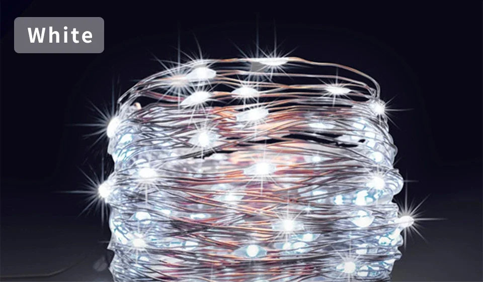 Guirnalda de luces alimentada por energía Solar Ultra larga