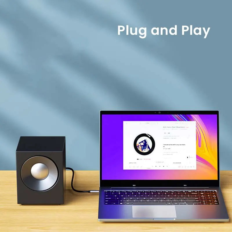 NIERBO6.35mm 1/4 "macho a 3,5mm 1/8" macho TRS Cable de Audio estéreo bidireccional